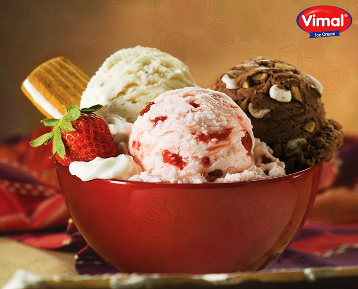 Happy People Eat Happy Food! Try out and enjoy the endless journey of happiness.

#VimalIceCream #IceCreamLovers #RoseDay #Valentines #IceCream