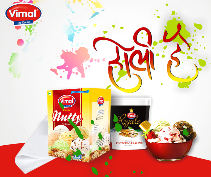 Vimal Ice Cream,  HappyHoli, HappyHoli, FestivalofColors, IndianFestival, Celebrations, Ahmedabad