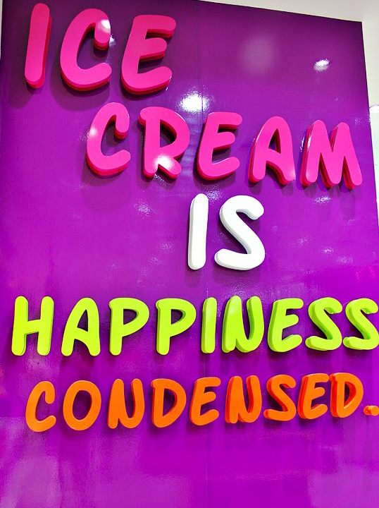 Becuase #Happiness & #Icecreams go hand in hand..:)