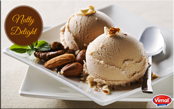 Go nuts with the nutty dessert of #VimalIcecreams.

#AlmondDelight #Icecreamlovers