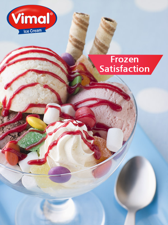 Here we bring to you the #Frozen satisfaction!

 #IceCreamLovers #VimalIceCreams
