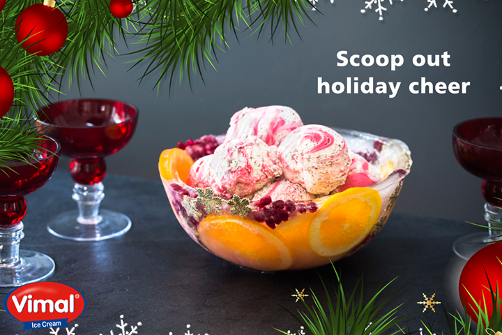 The sleigh bells are jingling and Christmas is coming. The best way to spread holiday cheer is by scooping loud for all to hear.

#Holidays #ChristmasEve #Celebrations #IcecreamLovers #VimalIcecream #Ahmedabad