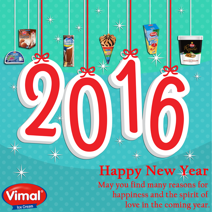 May you have a delightful year ahead! #NewYear wishes from Vimal Ice Cream !