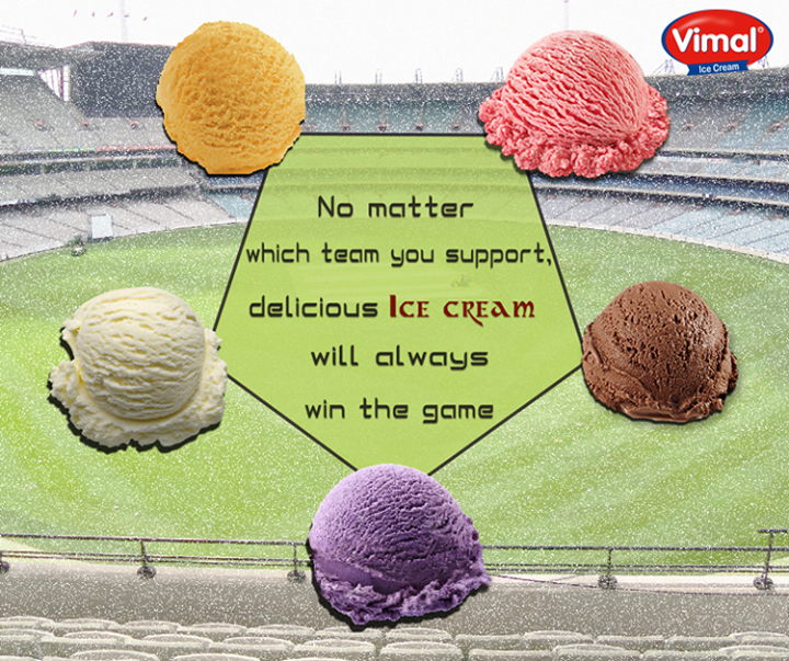 Support your favorite team and relish Vimal Ice Cream while enjoying the game!

#T20 #WorldCup #Cricket #Icecreamlovers #VimalIcecream #Ahmedabad