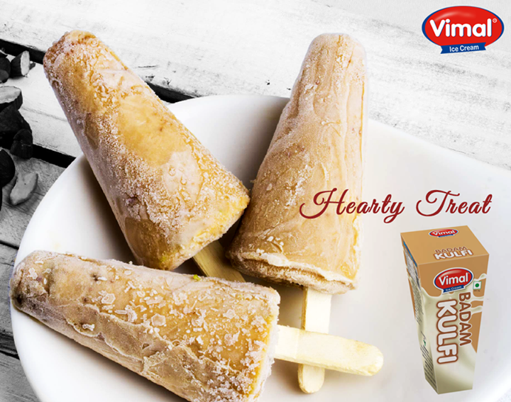 Welcome summers with a delicious hearty treat from Vimal Ice Cream !

#Kulfi #IndianDessert #IcecreamLovers #VimalIcecream #Ahmedabad