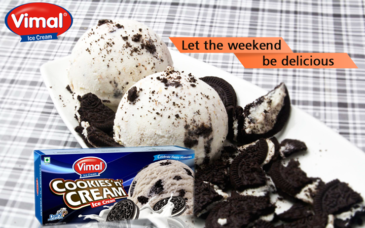 Transport your weekend to a whole new and exotic level with Vimal Cookie n Cream Icecream!

#CookienCream #Icecream #WeekendIndulgence #IcecreamLovers #VimalIcecream #Ahmedabad