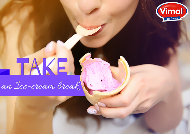 It's always fun to have an ice cream break! What’s your favorite flavor?

#VimalIcecream #Ahmedabad