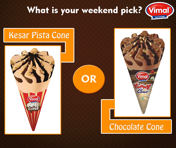 To all #IcecreamLovers out there... what's your weekend pick? 

#ThisorThat #VimalIcecream #Ahmedabad