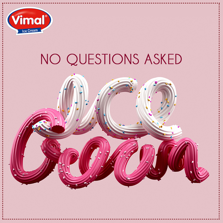 All you need is a lot of #icecream on the #weekend! 

#Questions #IcecreamLovers #VimalIcecream #Ahmedabad