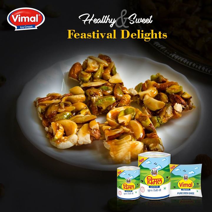 Make your uttarayan festival #healthy and #delightful with #DryFruitChiki made by pure #VimalGhee

#Vimal  #VimalIcecream #Occasion #Ahmedabad