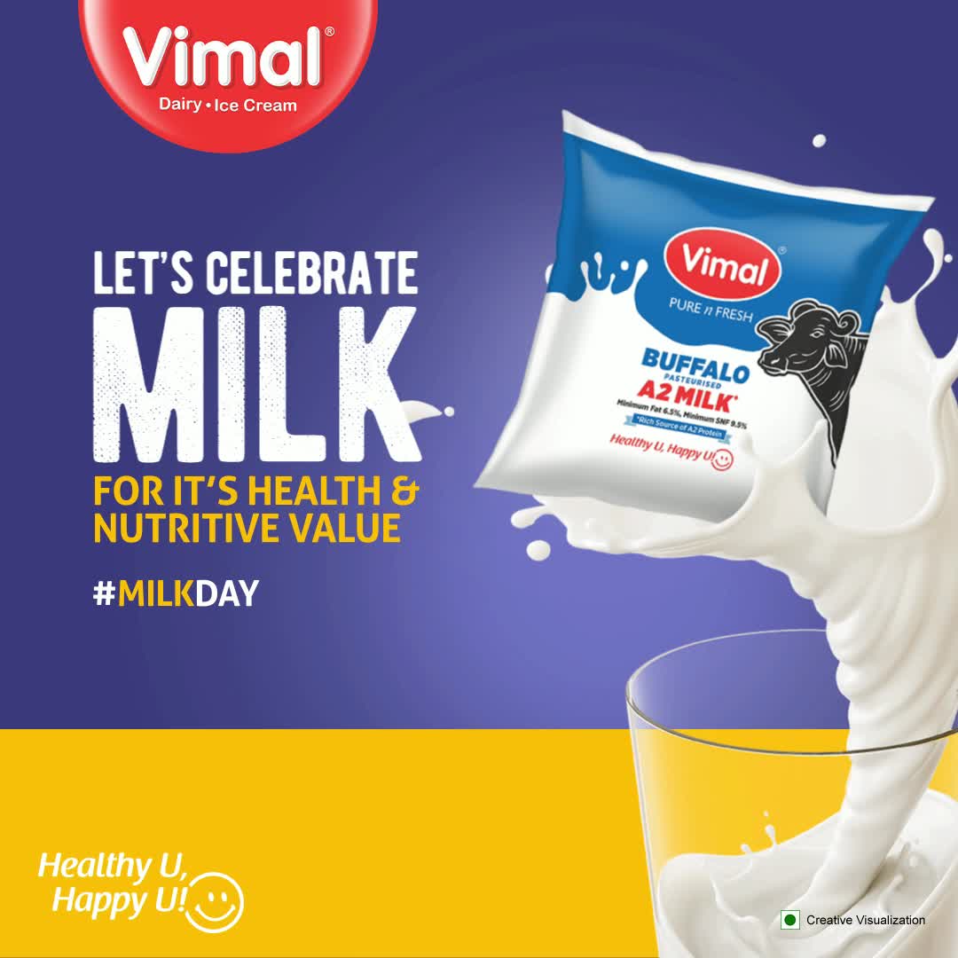 Let us start each and every day of our lives with the nourishment of milk and stay healthy and happy. Celebrating World Milk Day.
.
.
#VimalIceCreams #VimalDairy #foodstagram #sweetlover #VimalMilk #HealtyUHappyU #foodlover #icecream #dessert #food #foodie #yummy #instafood #Butter #Summervibes #Winterfood #delicious #scrumptious #indiancuisine #foodgasm #milk #Vimaldairymilk #FlavouredMilk #Rosemilk #KesarMilk #elaichimilk #SummerTime #HealthySummer #vimalmilk #a2milk