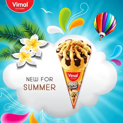 Make summer more enjoyable with new Vimal Ice Cream cones. 

#IceCreamLovers #Vimal #IceCream #VimalIceCream #Ahmedabad