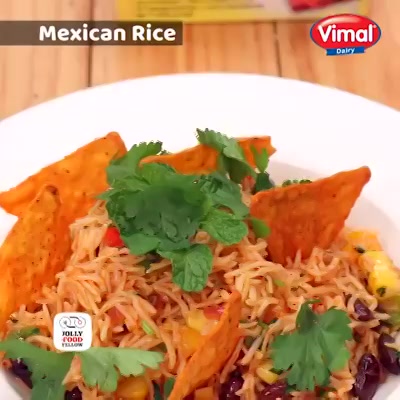 Make Tuesday a delicious one with Mexican Rice & rich taste of #VimalLite.

#VimalDairy #Food #Foodies