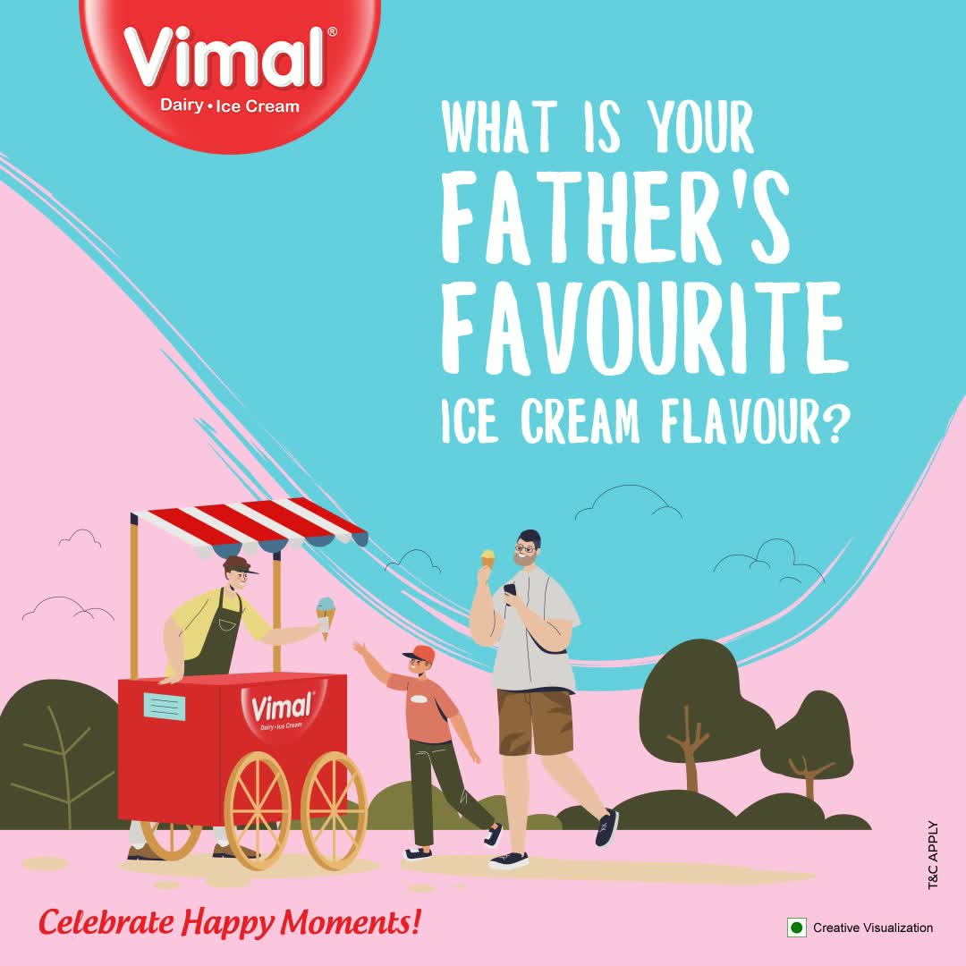 Reminisce and cherish those childhood memories with Vimal and your dear daddy’s.
.
.
.
.
#VimalIceCreams #VimalDairy #foodstagram #icecreamlover #icecreamcake #icecreamaddiction #foodlover #icecream #dessert #food #foodie #kesarpistaCone #yummy #instafood #Cake #Celebratehappymoments #icecreamCone #icecreamaddict #Icecreamlover #fathersday #happyfathersday