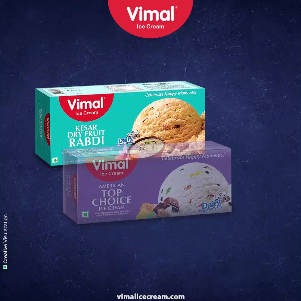 Let your weekend be fun-packed with fun and flavours of ice-cream!

Keep adoring your love for family and ice-cream with us. 

#FunFlavours #FamilyPacks #CoolnessMantra #VimalIceCream #IceCreamLovers #Vimal #IceCream #Ahmedabad #HappyWeekend