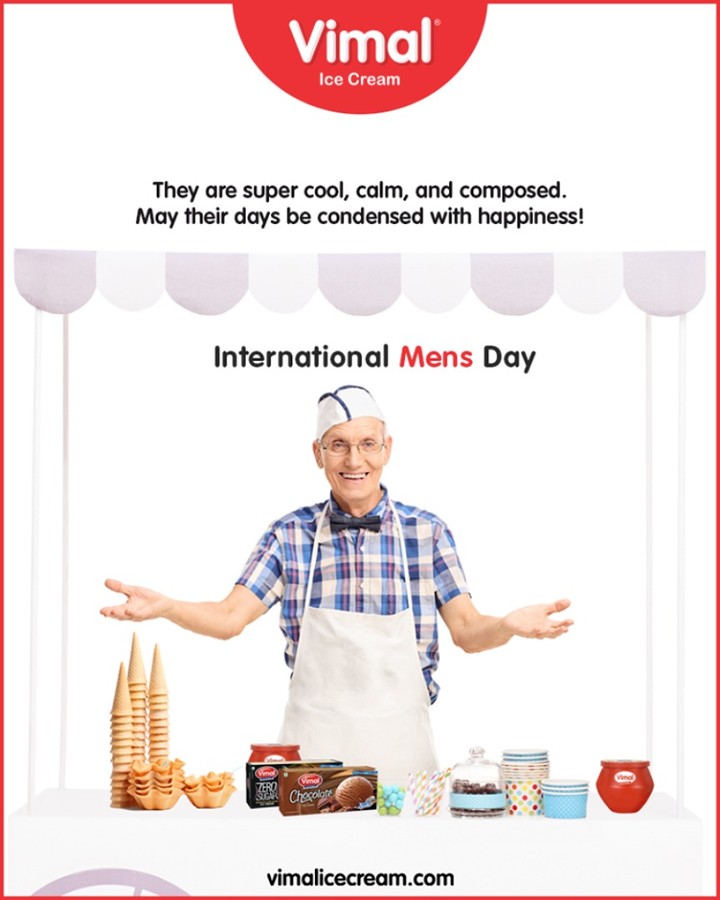 They are super cool, clam, and composed. May their days be condensed with happiness!

#InternationalMensDay #MensDay #MensDay2019 #VimalIceCream #Happiness #LoveForIcecream #IcecreamTime #IceCreamLovers #FrostyLips #Vimal #IceCream #Ahmedabad