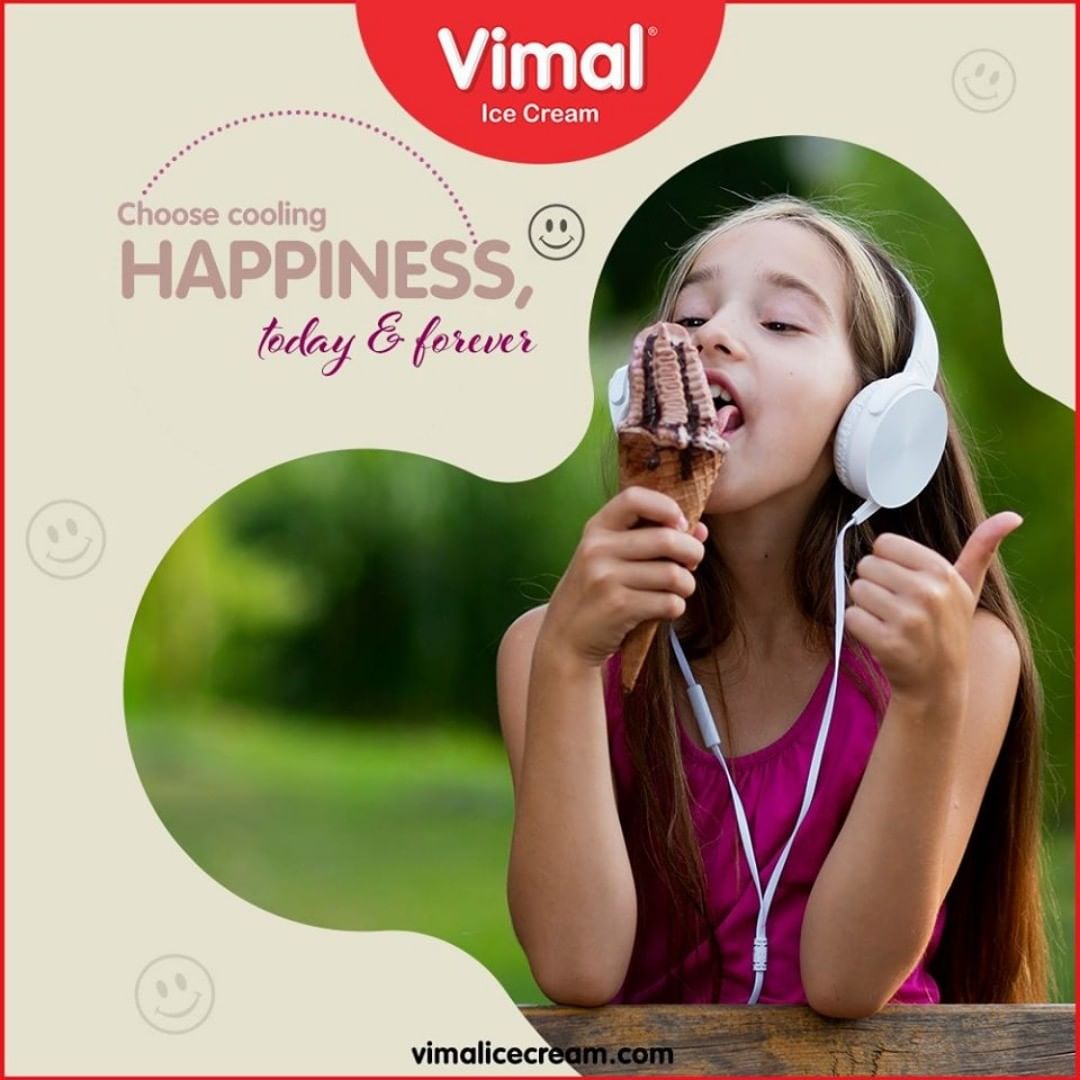 Choose cooling happiness, today & forever.

Raise your hands if ice-cream truly makes you happy!

#VimalIceCream #Icecreamisbae #Happiness #LoveForIcecream #IcecreamTime #IceCreamLovers #FrostyLips #Vimal #IceCream #Ahmedabad