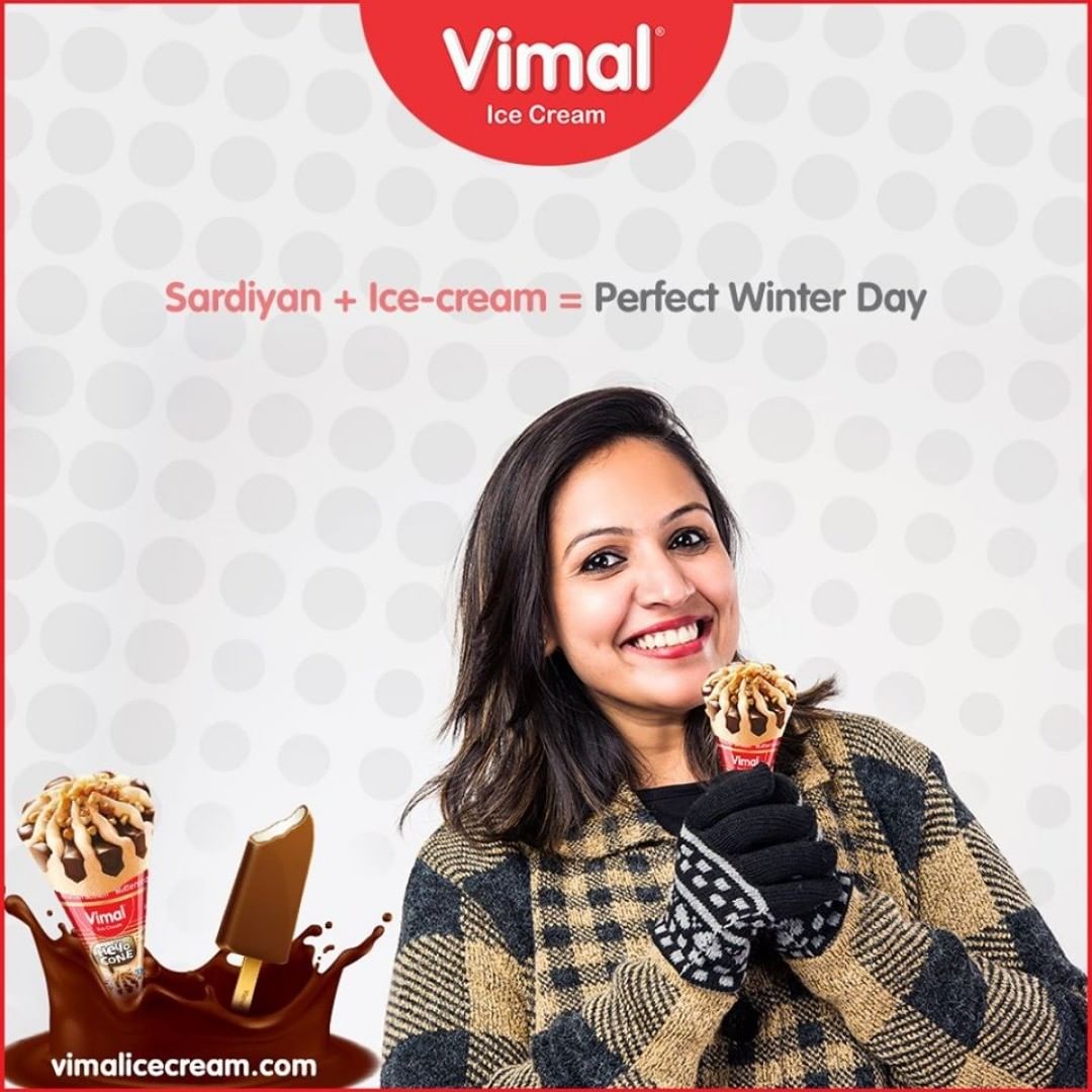 Raise your hands if you too crave for ice-cream as much as we do!

#VimalIceCream #Icecreamisbae #Happiness #LoveForIcecream #IcecreamTime #IceCreamLovers #FrostyLips #Vimal #IceCream #Ahmedabad