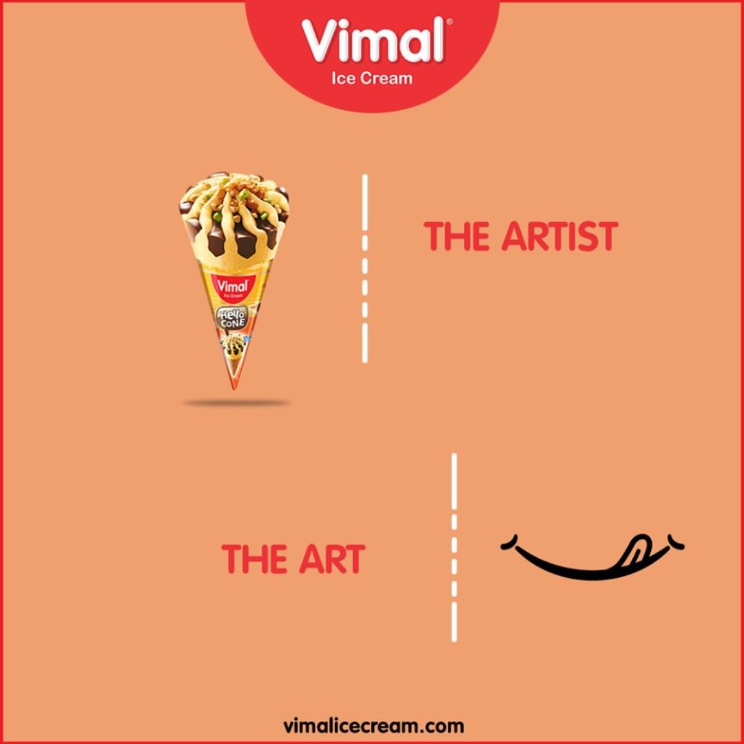 Here is the master artist who can melt hearts and revive the art of smiling in a signature style

#TheArtVsTheArtist #TrendingNow #TrendingFormat #Trending #TrendSpot #VimalIceCream #Icecreamisbae #Happiness #LoveForIcecream #IcecreamTime #IceCreamLovers #FrostyLips #Vimal #IceCream #Ahmedabad