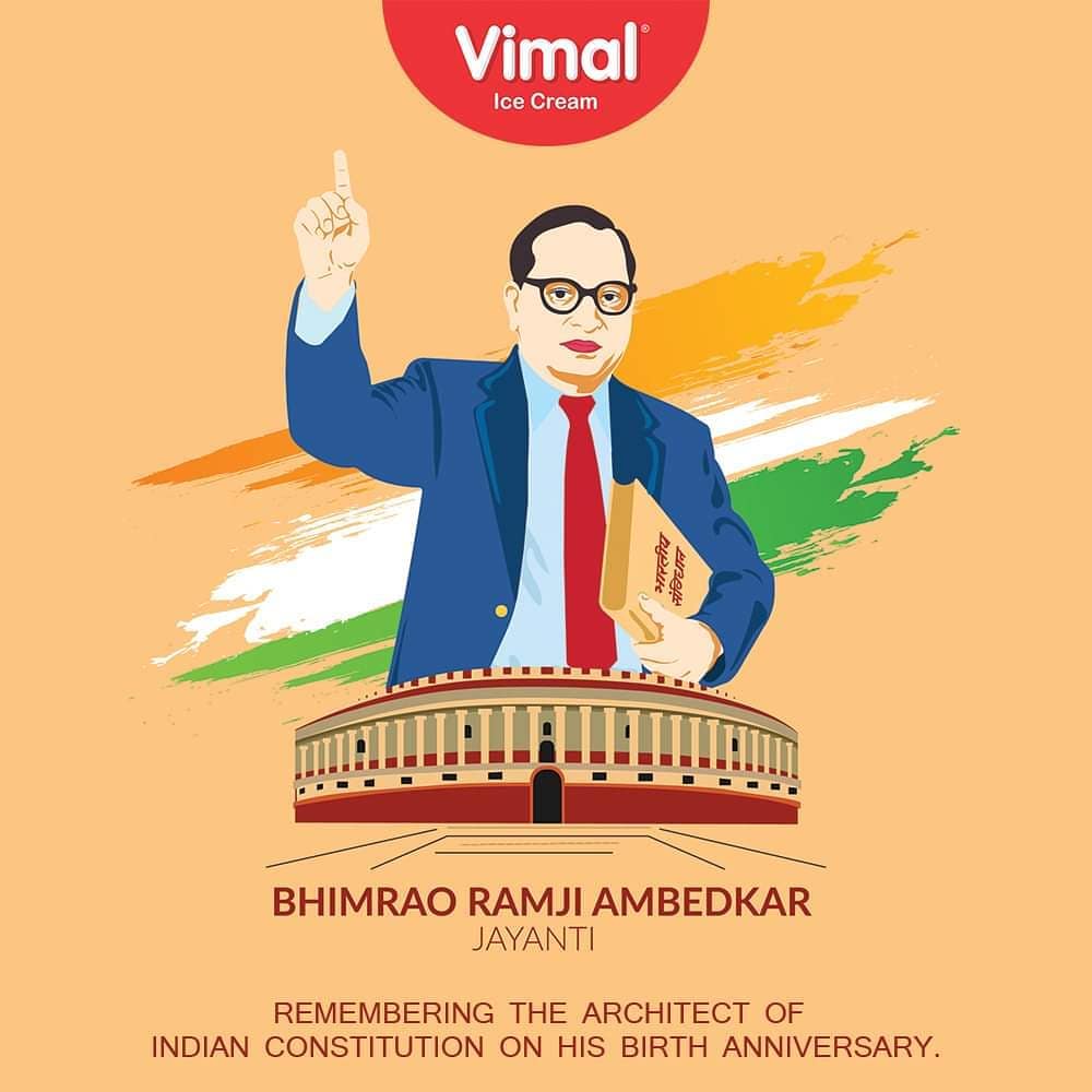 Remembering the architect of Indian Constitution on his birth anniversary.

#AmbedkarJayanti #Vimal #IceCream #VimalIceCream #Ahmedabad