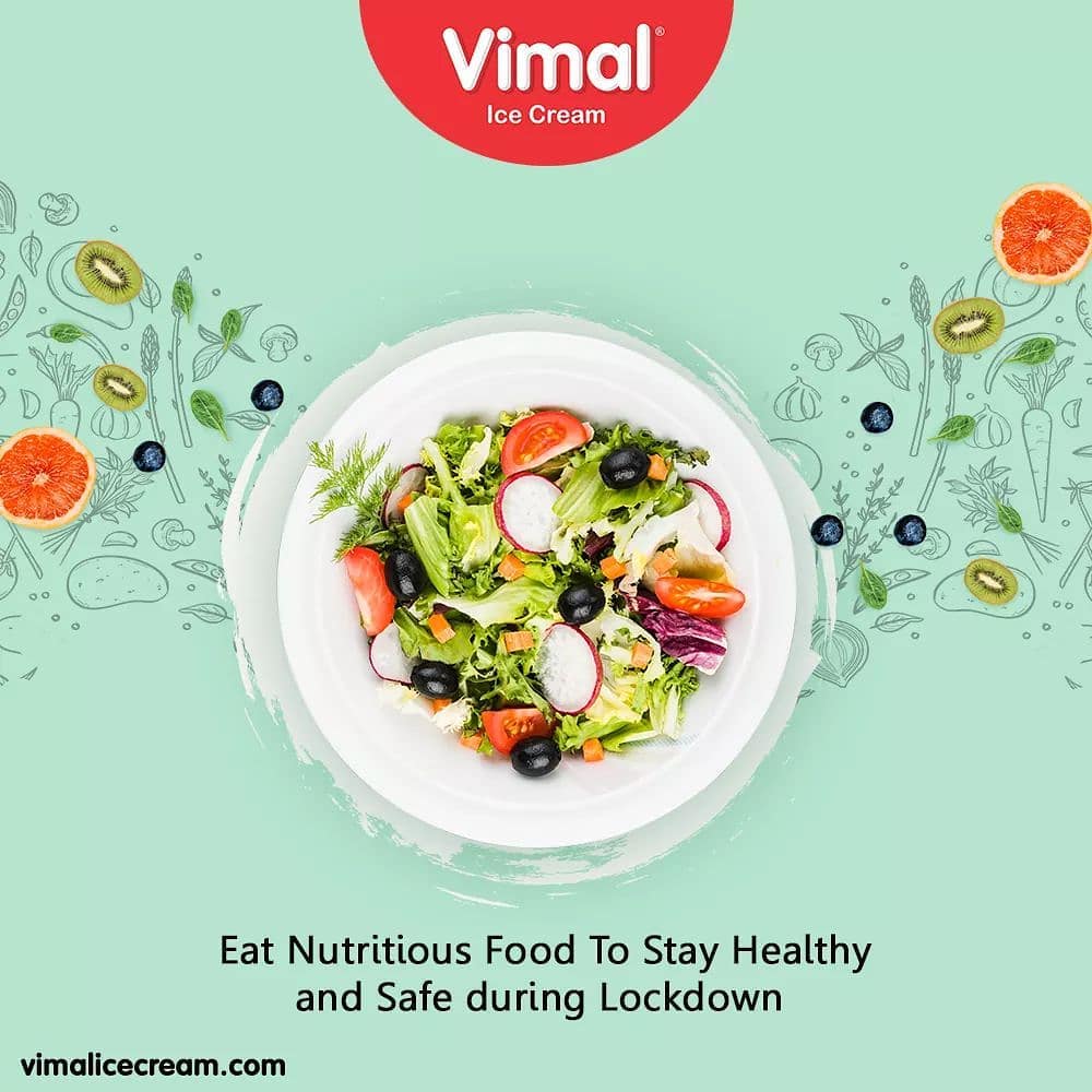 Eat nutritious food to stay healthy and safe during Lockdown

#IndiaFightsCorona #Coronavirus #IcecreamTime #IceCreamLovers #FrostyLips #Vimal #IceCream #VimalIceCream #Ahmedabad