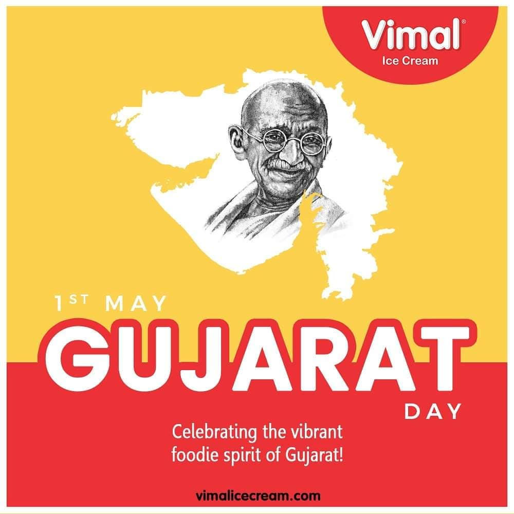 Celebrating the vibrant foodie spirit of Gujarat!  #HappyGujaratDay #GujaratDay #GujaratFoundationDay #GujaratDay2020 #IcecreamTime #IceCreamLovers #FrostyLips #Vimal #IceCream #VimalIceCream #Ahmedabad