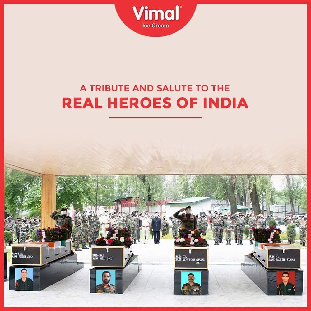 A tribute and Salute to the real heroes of India

#IcecreamTime #IceCreamLovers #FrostyLips #Vimal #IceCream #VimalIceCream #Ahmedabad
