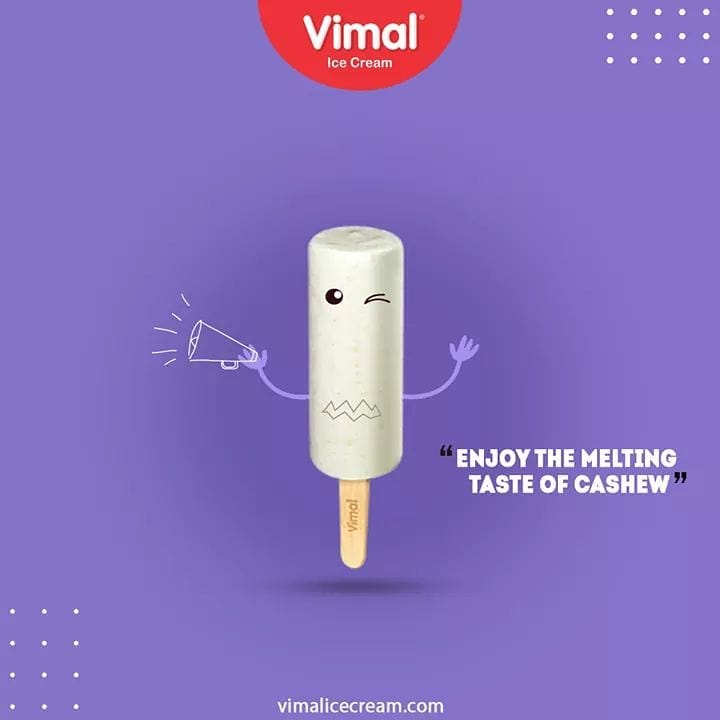 A toothsome treat can never go wrong on the weekends! Savor the flavors of delectable Cashew Kulfi from Vimal Ice Cream

#IcecreamTime #IceCreamLovers #FrostyLips #Vimal #IceCream #VimalIceCream #Ahmedabad