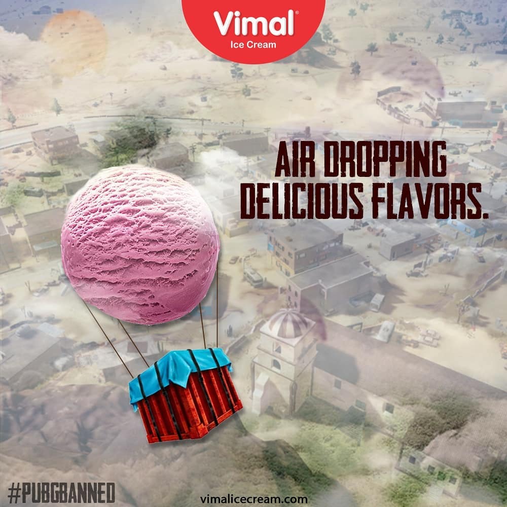 Air dropping of delicious flavor Vimal Ice Cream can never be banned.

#Trending #TrendingPost #VimalIceCream #IceCreamLovers #FrostyLips #Vimal #IceCream #Ahmedabad