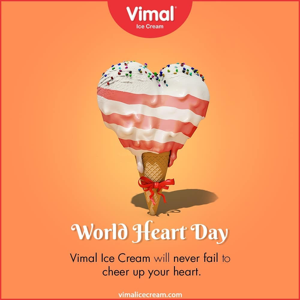 Vimal Ice Cream,  WorldHeartDay, HeartDay, HealthyHeart, WorldHeartDay2020, VimalIceCream, IceCreamLovers, Vimal, IceCream, Ahmedabad