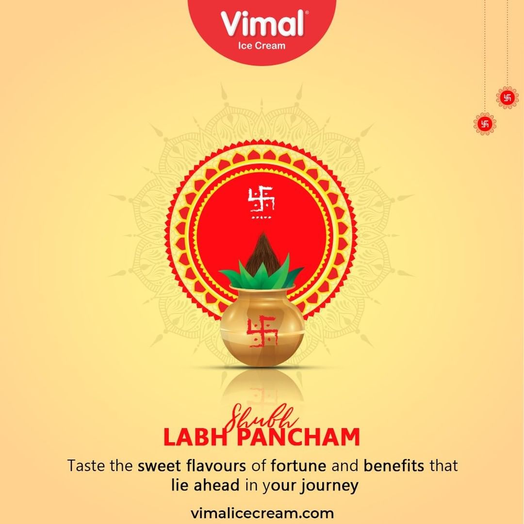 Taste the sweet flavours of fortune and benefits that lie ahead in your journey. Shubh Labh Pancham

#ShubhLabhPancham #LabhPancham #LabhPancham2020 #IndianFestivals #Celebration #HappyDiwali #FestiveSeason