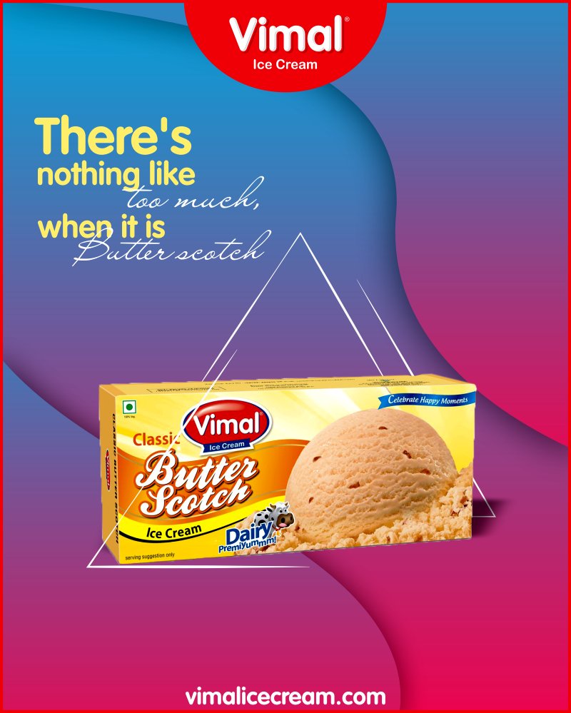 Enjoy the delicious butterscotch ice cream with your family.

#ButterScotch #SummerTime #IcecreamTime #MeltSummer #IceCreamLovers #FrostyLips #Vimal #IceCream #VimalIceCream #Ahmedabad https://t.co/mdGgqKlkpy