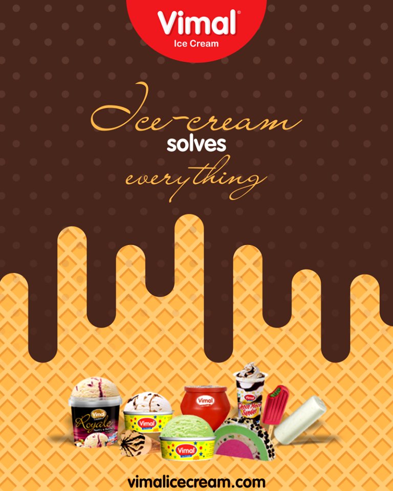 Ice-cream motivation to shrug off your worries! 

#VimalIceCream #IceCreamLove #LoveForIcecream #IcecreamIsBae #Ahmedabad #Gujarat #India https://t.co/ZDdw60lzob