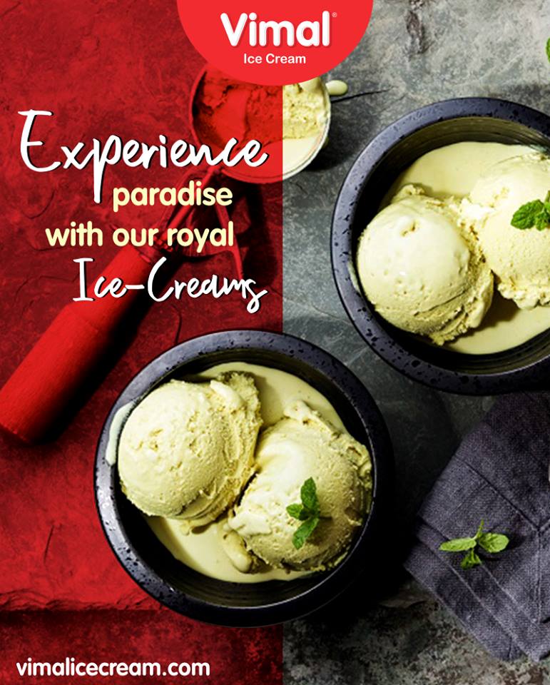 Brighten up your day and experience paradise with our creamy & rich texture ice-creams!

#VimalIceCream #IceCreamLove #LoveForIcecream #IcecreamIsBae #Ahmedabad #Gujarat #India https://t.co/aRGOyE2hQA