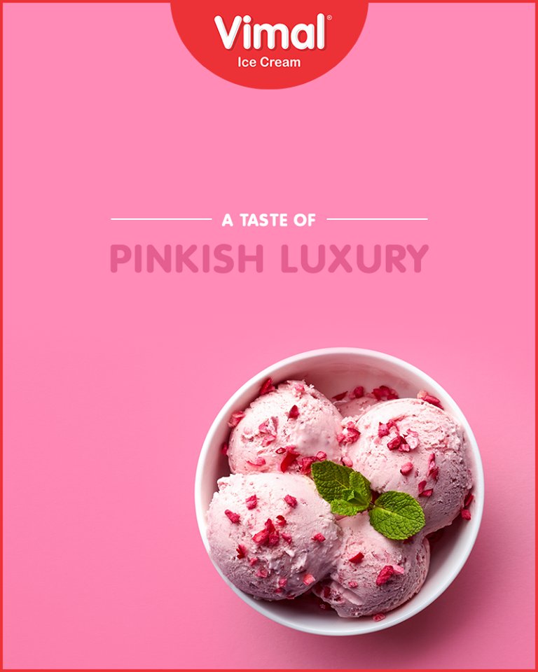 A bowl of pinkish indulgence to drive you crazy in cozy winters! 

#VimalIceCream #IceCreamLove #LoveForIcecream #IcecreamIsBae #Ahmedabad #Gujarat #India https://t.co/RQURp9mt20