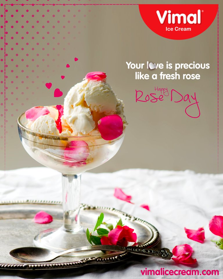 Vimal Ice Cream,  HappyRoseDay, RoseDay, ValentinesDay, ValentineSpecial, Celebrations, Icecream, IcecreamLovers, LoveForIcecream, IcecreamIsBae, Ahmedabad, Gujarat, India