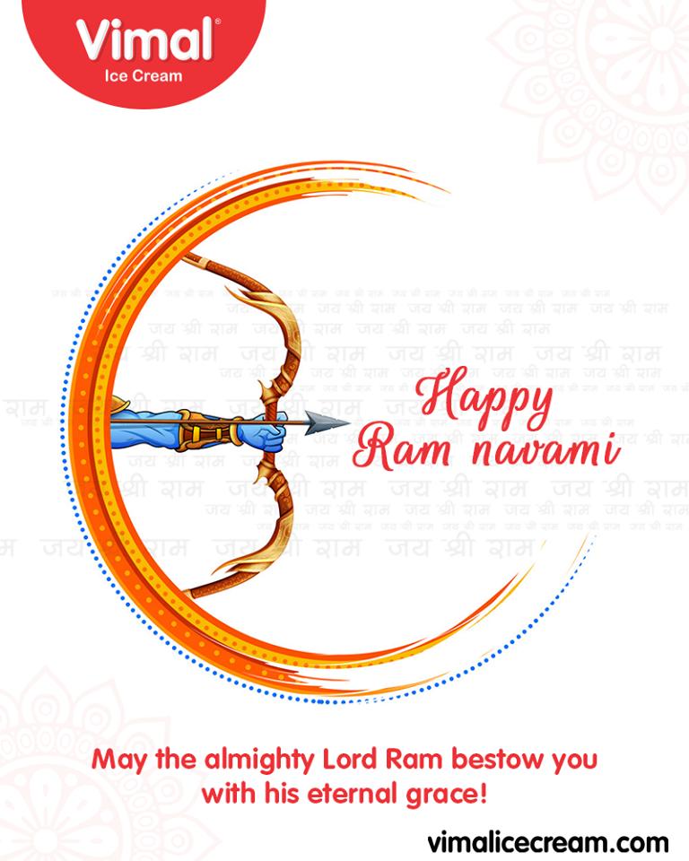 May the almighty Lord Ram bestow you with his eternal grace!

#RamNavami #रामनवमी #JaiShriRam #RamNavami2019 #HappyRamNavami #IndianFestival #Celebrations #Icecream #IcecreamLovers #LoveForIcecream #IcecreamIsBae #Ahmedabad #Gujarat #India #VimalIceCream https://t.co/Kmx063Ac2h