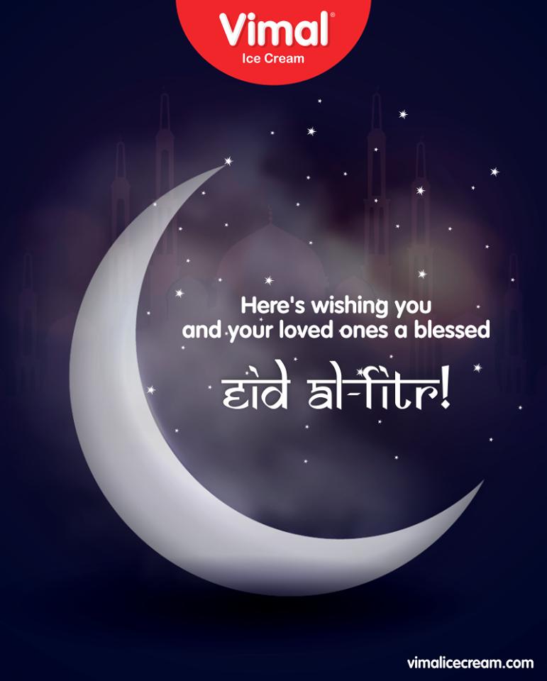 Here's wishing you and your loved ones a blessed Eid Al Fitr.

#EidMubarak #Eid2019 #EidalFitr #Eid #Vimal #IceCream #VimalIceCream #Ahmedabad https://t.co/JRPCbyKF69