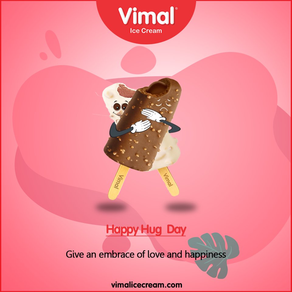 Give a warm embrace to your loved ones and show them how much they mean to you.

#HugDay #ValentineWeek #ValentinesDay #LoveForIcecream #IcecreamTime #IceCreamLovers #FrostyLips #Vimal #IceCream #VimalIceCream #Ahmedabad https://t.co/YCoOxfvdO8