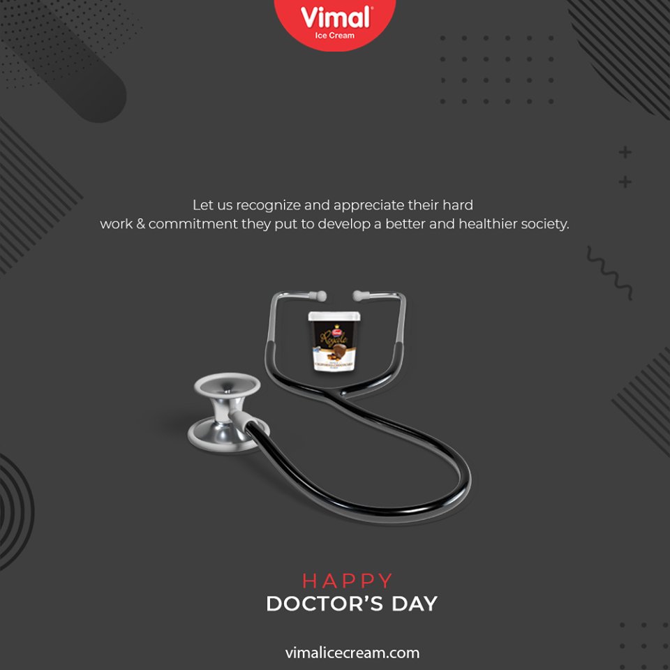 Let's recognize and appreciate their hard work & commitment they put to develop a better and healthier society.

#DoctorsDay #NationalDoctorsDay #Doctorsday2020 #HappyDoctorsDay #IcecreamTime #IceCreamLovers #FrostyLips #Vimal #IceCream #VimalIceCream #Ahmedabad https://t.co/Y2NKQ1BZJ7