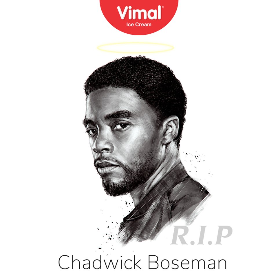 Rest In Peace Chadwick Boseman
Wakanda forever.

#RIP #RIPChadwickBoseman #IceCreamLovers #FrostyLips #Vimal #IceCream #VimalIceCream #Ahmedabad https://t.co/0GayS2Tjd6