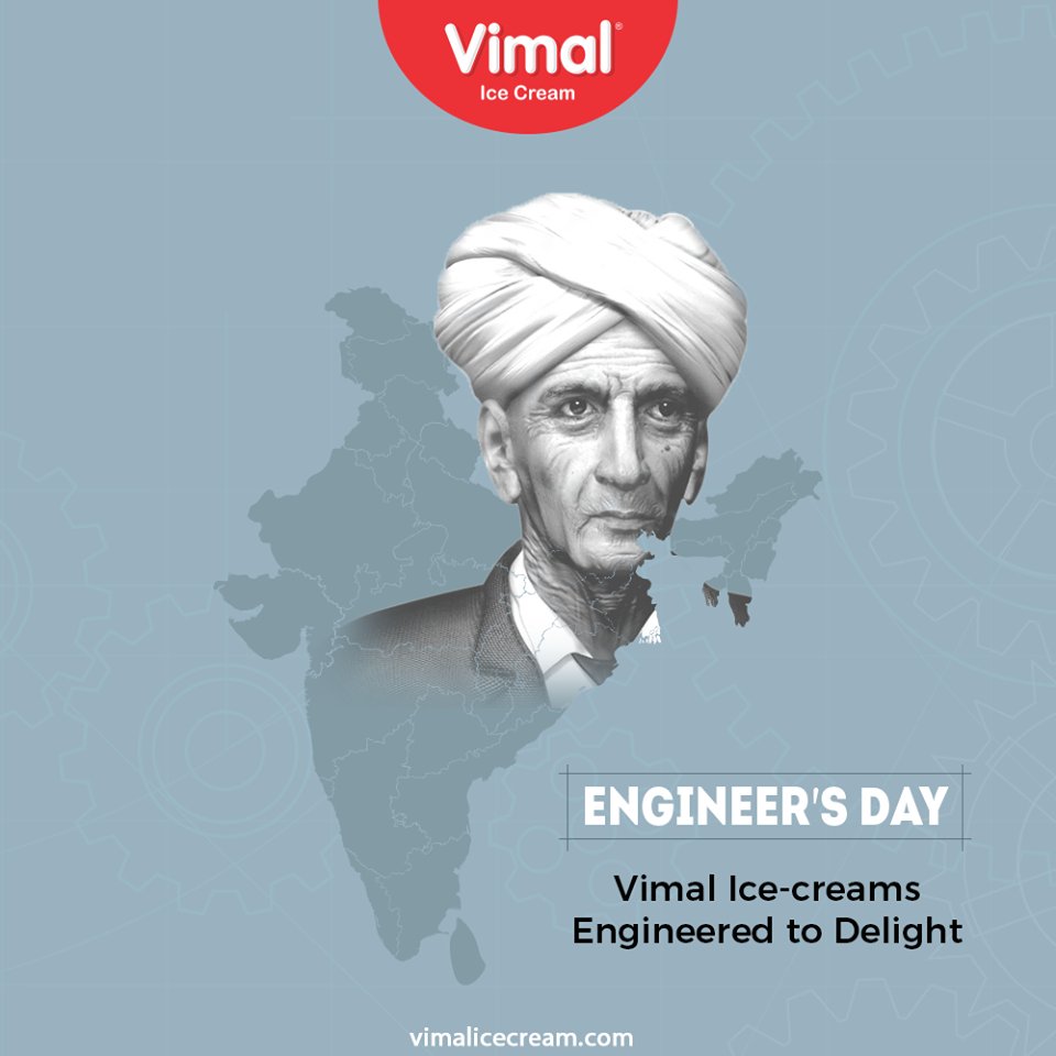 Vimal Ice Cream,  EngineersDay, EngineersDay2020, Engineering, HappyEngineersDay, VimalIceCream, IceCreamLovers, FrostyLips, Vimal, IceCream, Ahmedabad