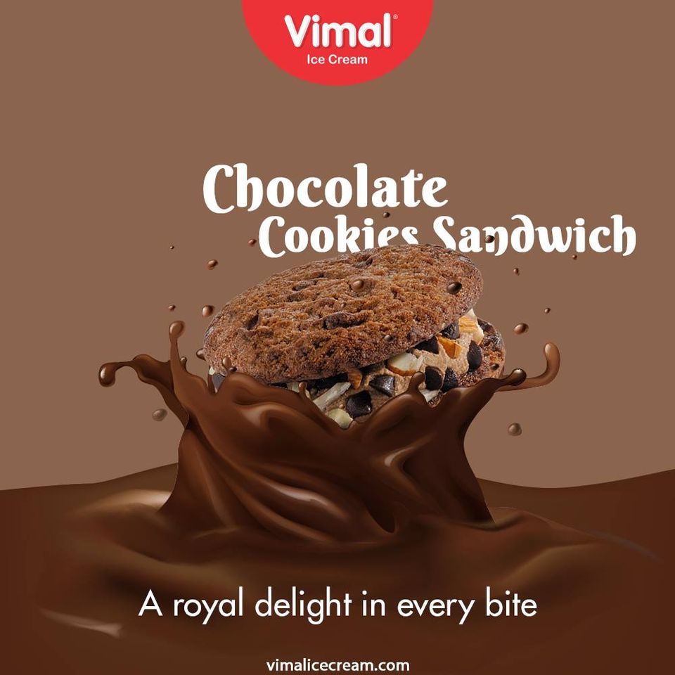 Chocolate Cookies Sandwich
Moments Full of Crunchiness with chocolaty satisfaction.

#VimalIceCream #IceCreamLovers #Vimal #IceCream #Ahmedabad https://t.co/13TBmkcDZU