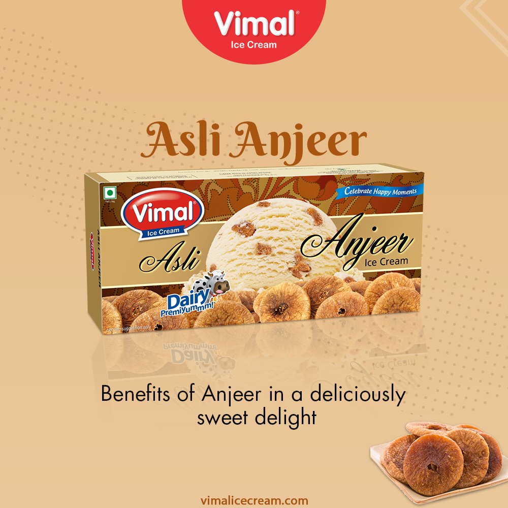 Vimal Ice Cream,  VimalAsliAnjeer, Anjeer, VimalIceCream, IceCreamLovers, Vimal, IceCream, Ahmedabad