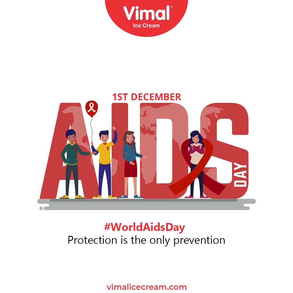 Vimal Ice Cream,  WorldAIDSDay, AIDS, WorldAIDSDay2020, FightAIDS, AIDSEducation, VimalIceCream, IceCreamLovers, Vimal, IceCream, Ahmedabad