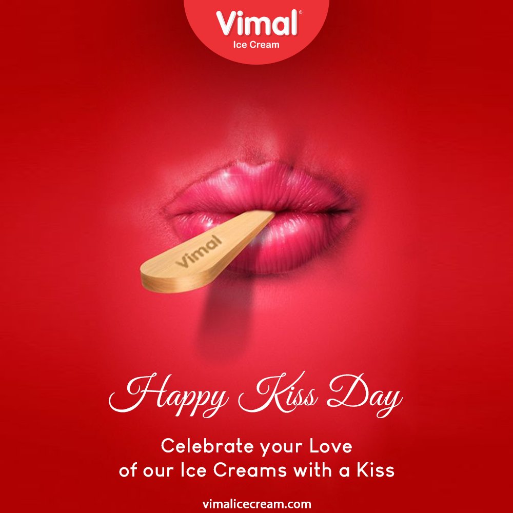 Celebrate your love of our ice creams with a Kiss

#KissDay #VimalIceCream #IceCreamLovers #Vimal #IceCream #Ahmedabad https://t.co/iIIiemJVSF