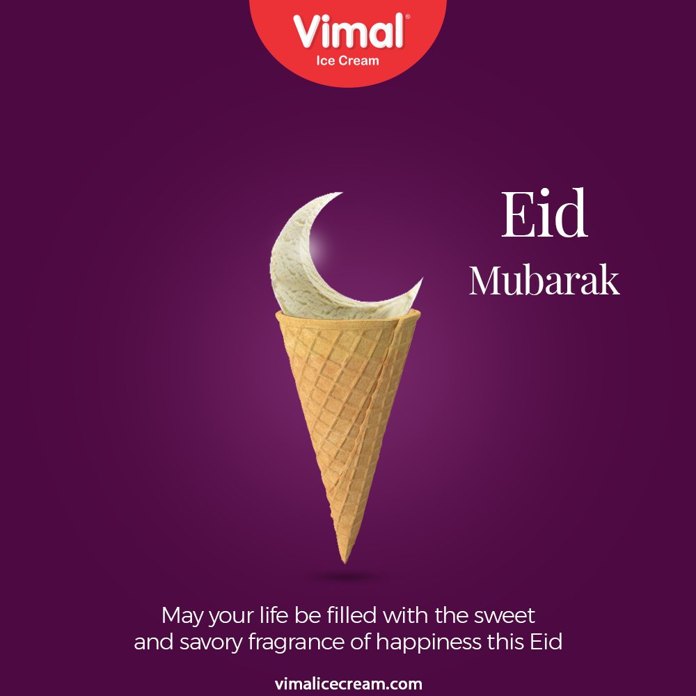 May your life be filled with the sweet and savory fragrance of happiness this Eid

#EidMubarak #EidAlFitr #EidMubarak2021 #VimalIceCream #IceCreamLovers #Vimal #IceCream #Ahmedabad https://t.co/8aWaJnHM4D