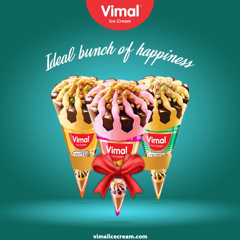 What is happiness according to you?

Surprise your special ones with the ideal bunch of happiness.

#ChocolateLovers #ChocolateIcecream #VimalIceCream #IceCreamLovers #Vimal #IceCream #Ahmedabad https://t.co/AdYQ1KGg4g