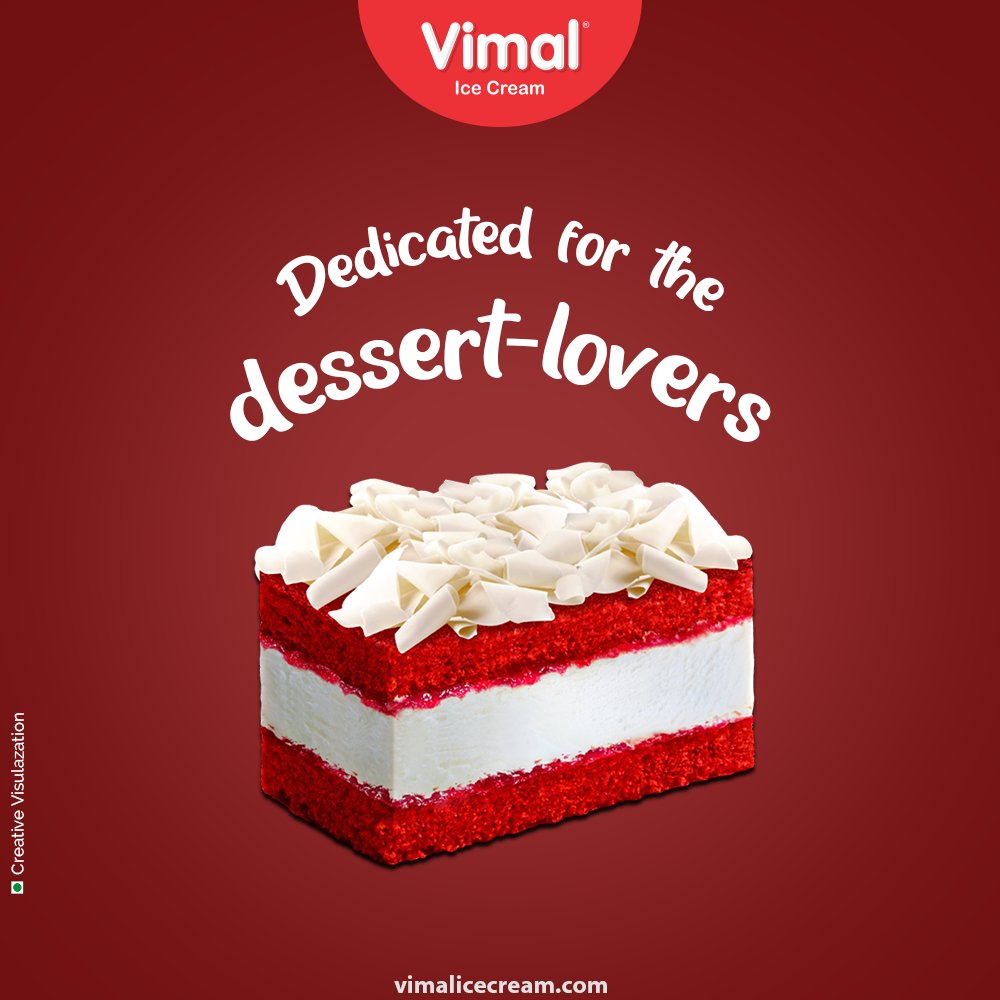 Re-assure your sweet-tooth in exotic ways with the pastry ice-creams that are dedicated for the dessert lovers. 

#DessertLovers #SweetTooth #PastryIcecream #ThinkOfIcecreams #VimalIceCream #IceCreamLovers #Vimal #IceCream #Ahmedabad https://t.co/hpDGFDGxyW