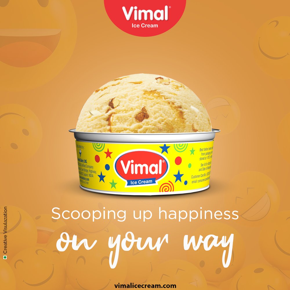 Scoop up happiness on your way and keep beating the heating beyond reasons.

#ScoopUpHappiness #ThinkOfIcecreams #ChocolateLovers #CashewKulfi #Kulfi #VimalIceCream #IceCreamLovers #Vimal #IceCream #Ahmedabad https://t.co/GPd7MZPHnr
